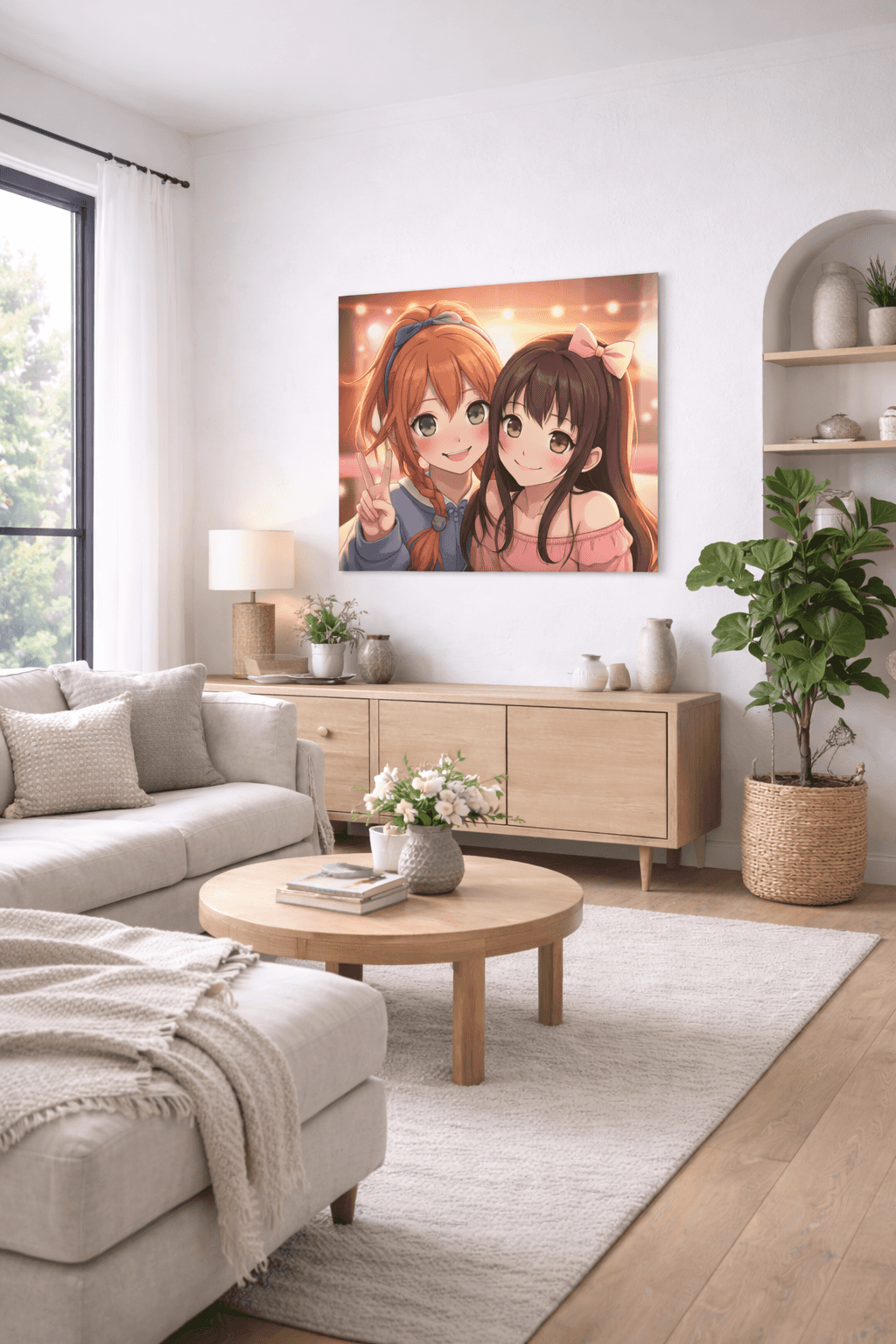 Custom metal frame 12 in × 12 in 3