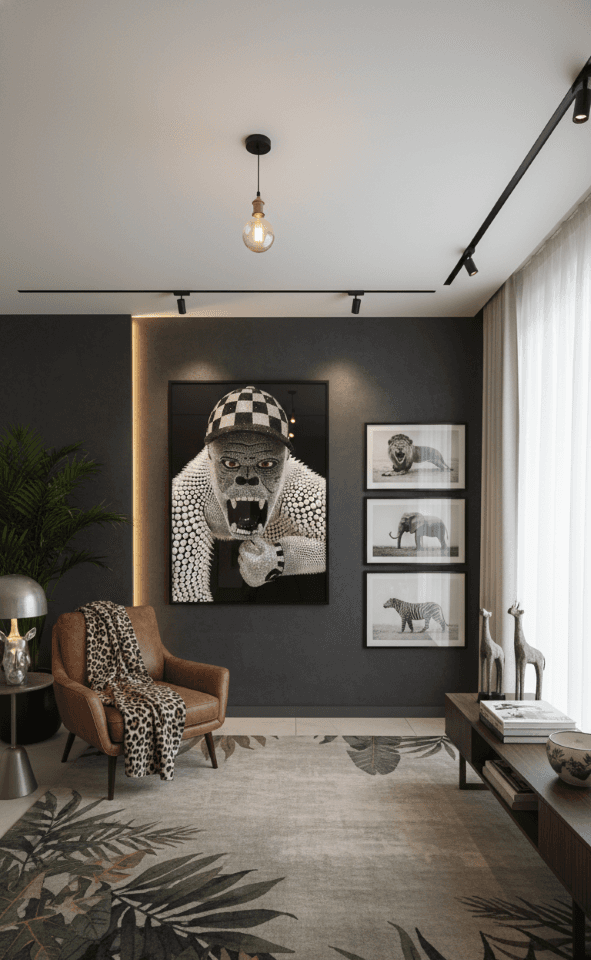 Premium metal frame print