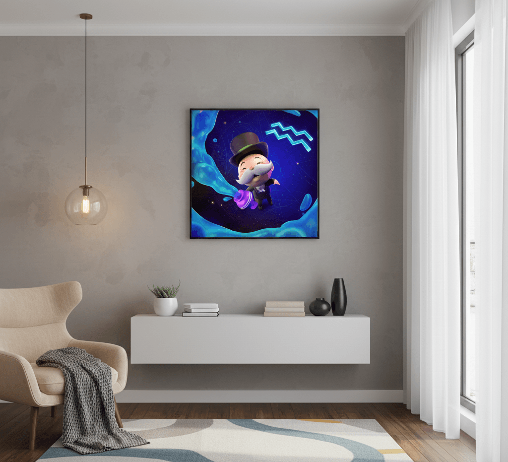 Custom metal frame 10 in × 10 in